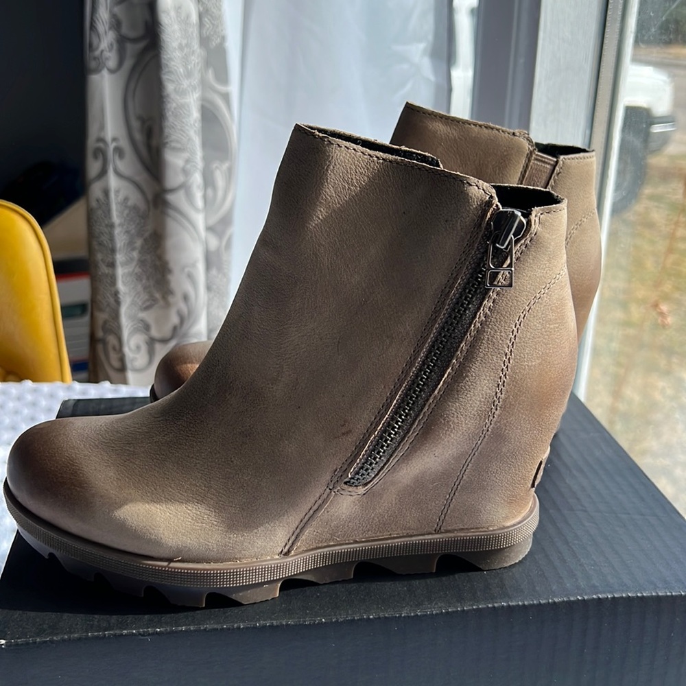 Sorel Wedge Ankle Boots